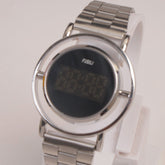 Silver women Led watch